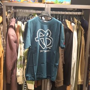 Fubu Green logo tee